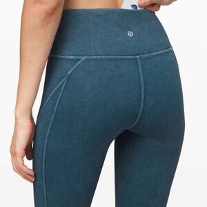 Lululemon Wunder Under High-Rise Tight *Snow Washed Ribbed 28"